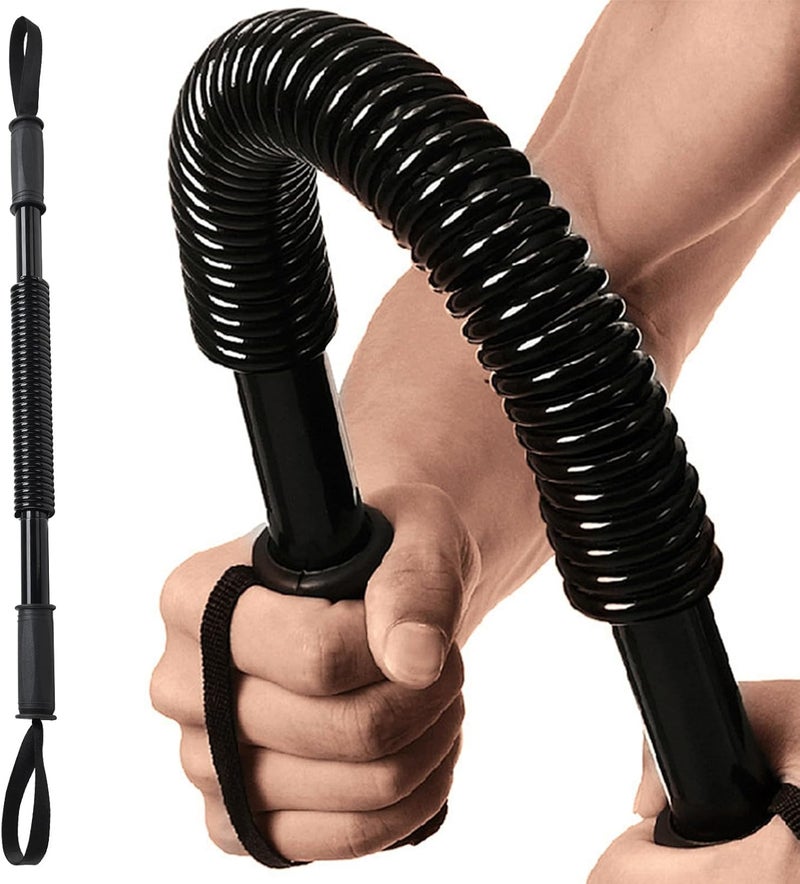 CALCHELE Power Twister Flex Bar - Black Upper Body Weight Machine - Image 1